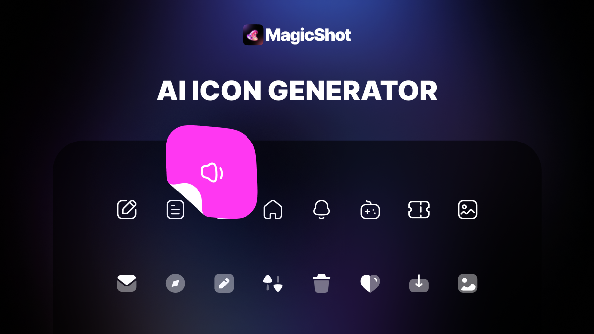 Create Unique Icons with AI Icon Generator | MagicShot.ai