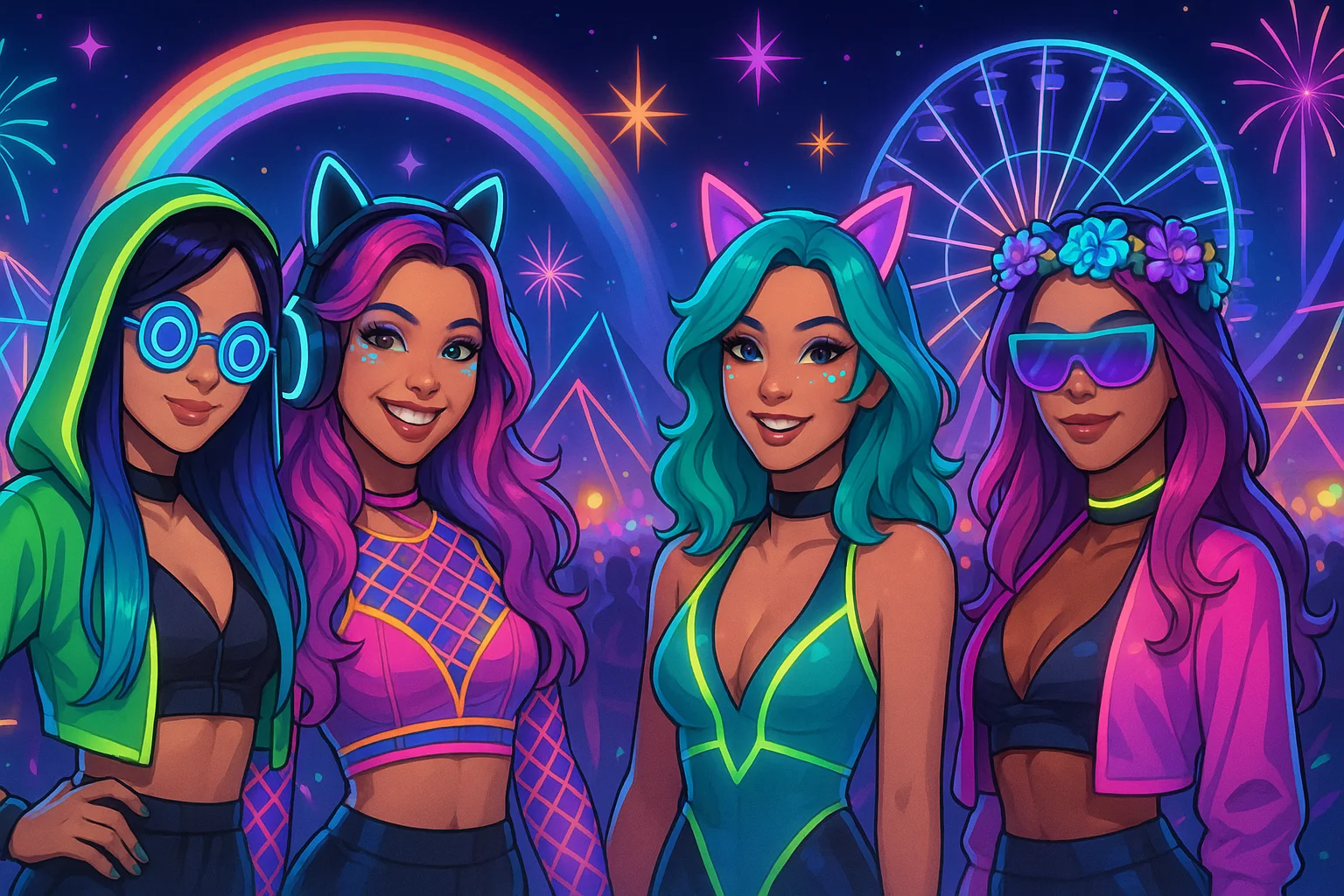 EDS Las Vegas Event themed outfit AI Avatar Generator