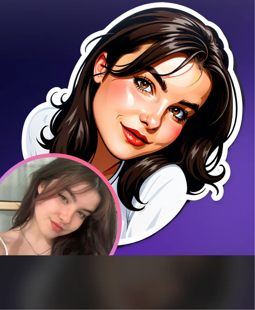AI Face to Sticker