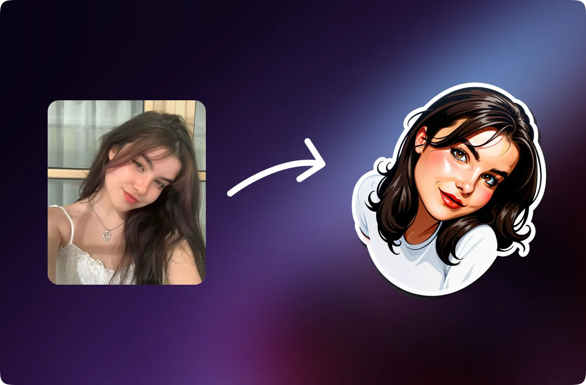 AI Face to Sticker