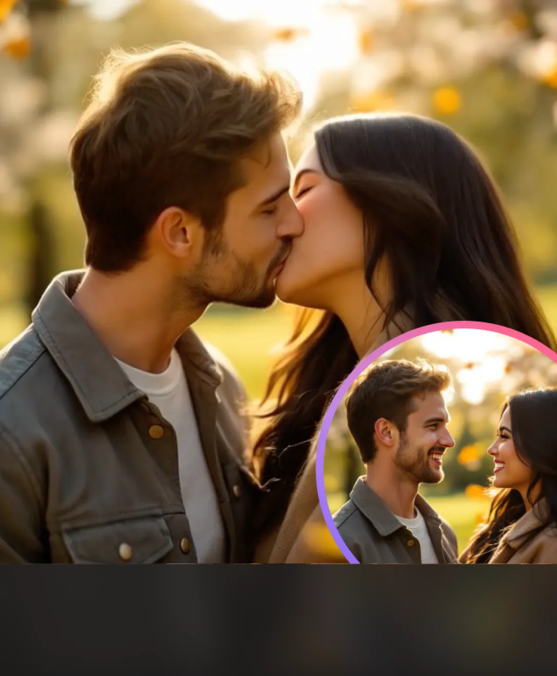 AI romantic kiss video generator