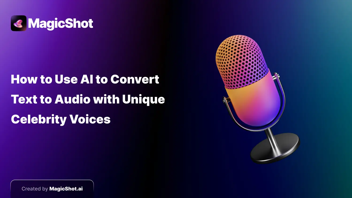 AI text to speech with celebrity voices