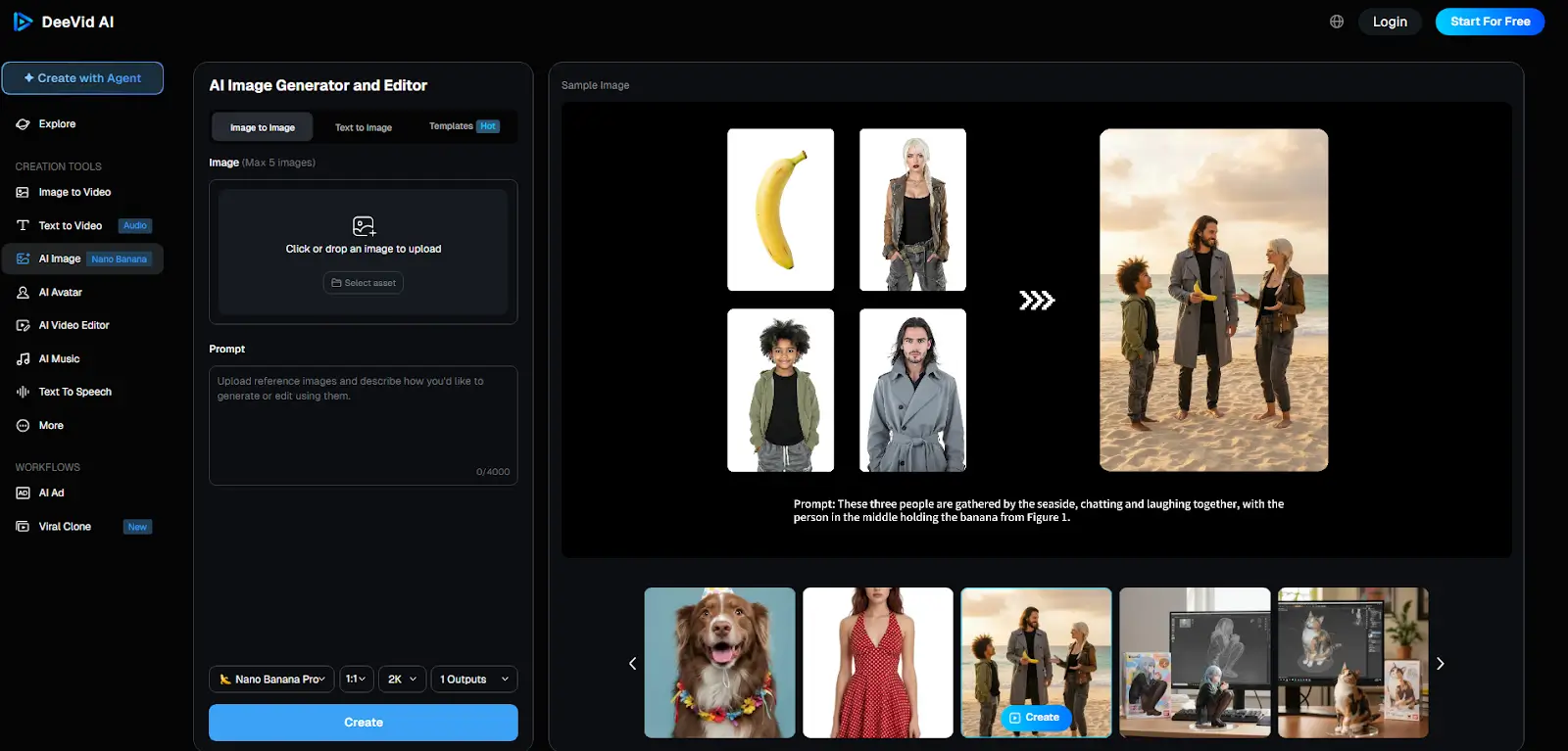 DeepVid Image Generator