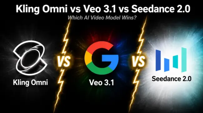 Kling Omni vs VEO 3.1 vs Seedance 2.0: Which AI Video Model Wins?