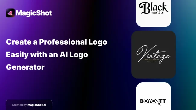 MagicShot AI logo generator