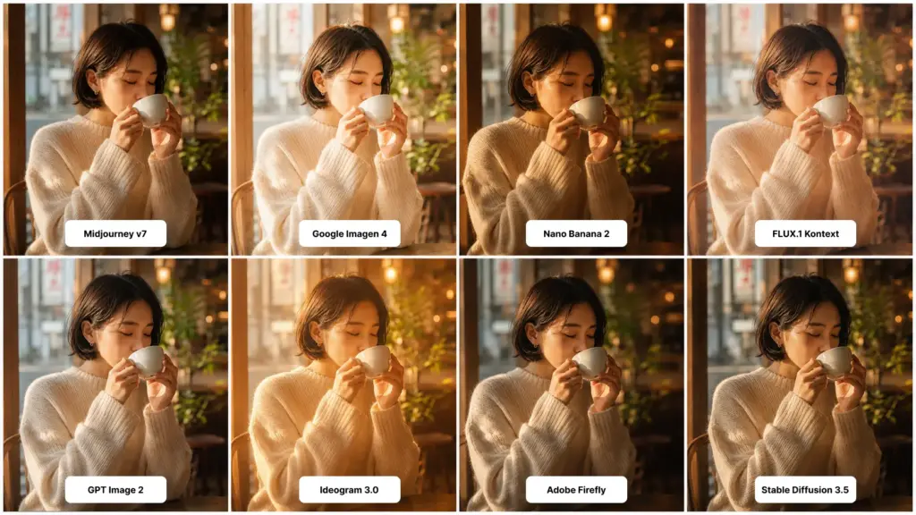 Examples images of all popular Photo Generators