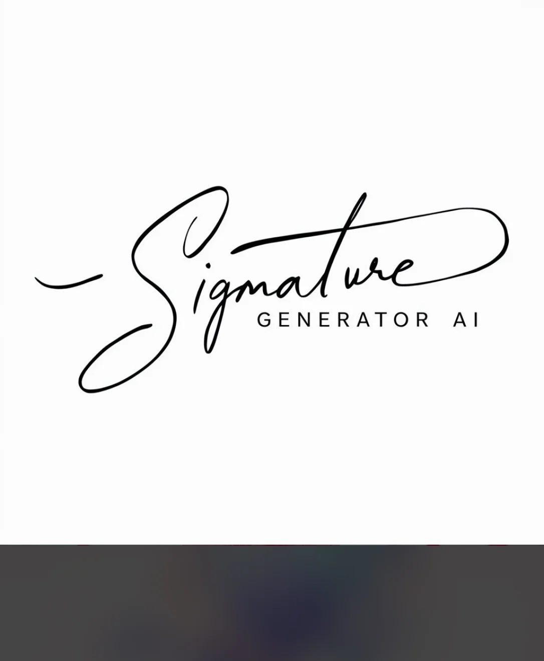 AI Signature Generator