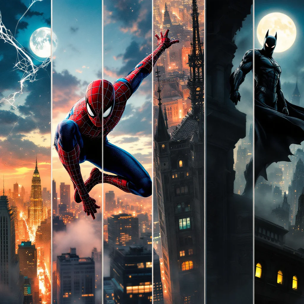 AI superhero images