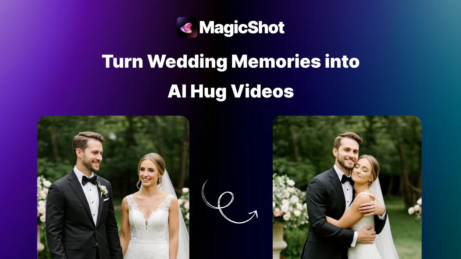 Wedding AI Hug generator