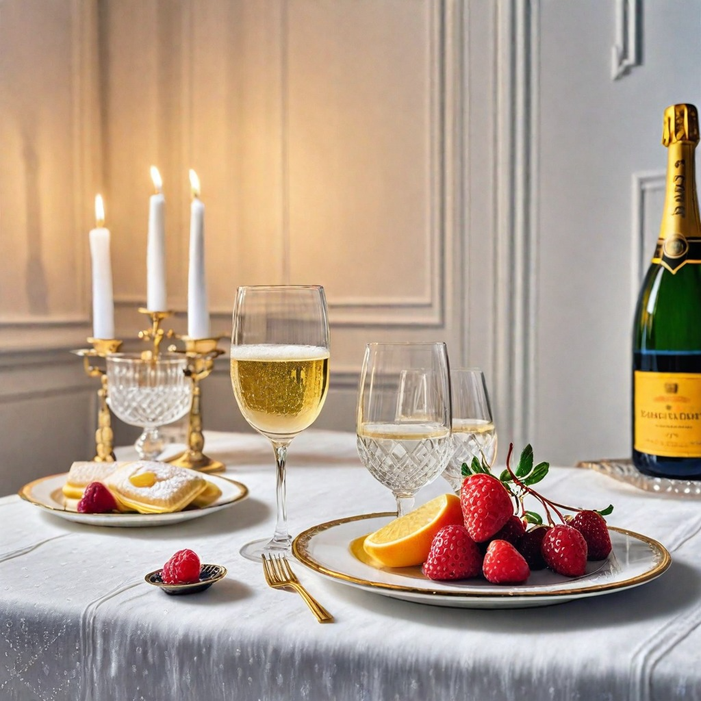 ai-generated-food-champagne