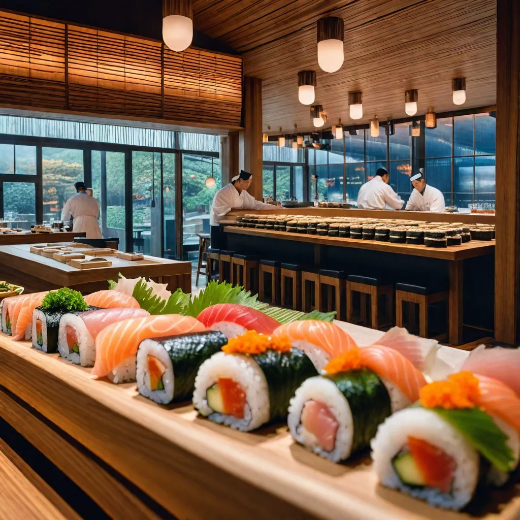 ai-generated-food-sushi-bar