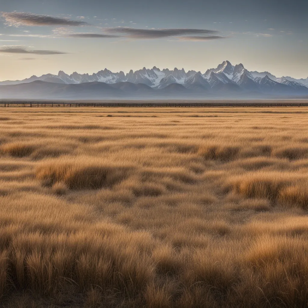 A golden field of wheat under a dramatic sky