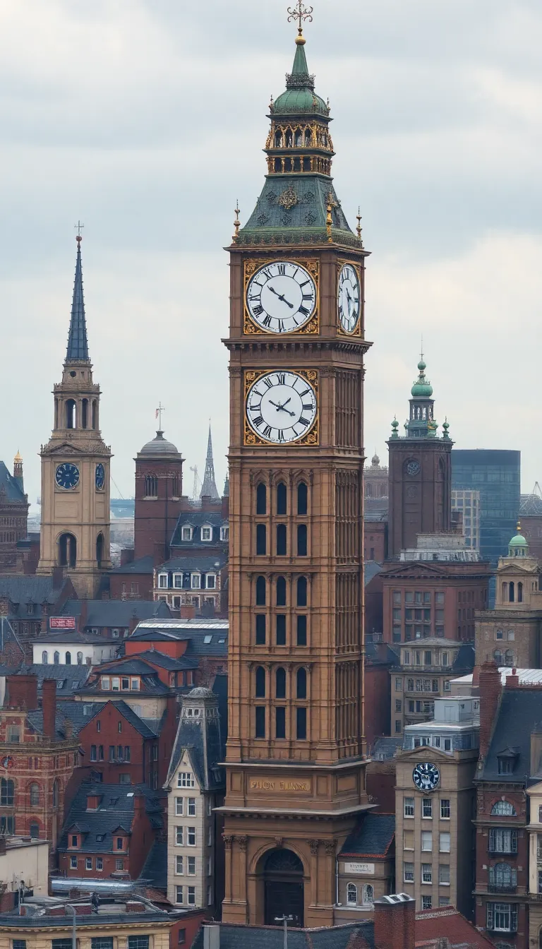 The iconic Big Ben clock tower in London.